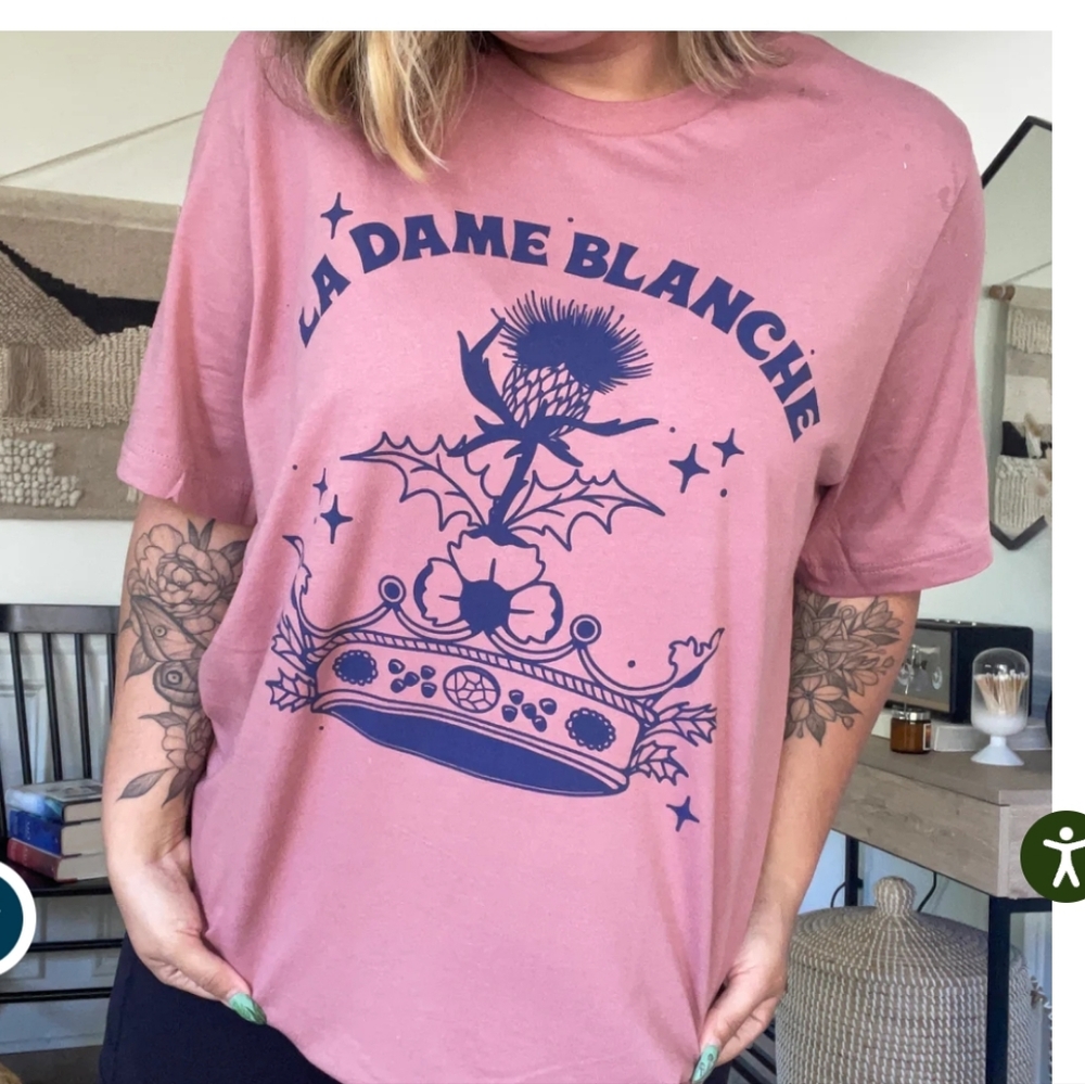 Outlander Inspired: La Dame Blanche Tee